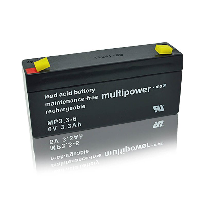 Multipower-MP3,3-6-6V-3,3Ah-USV-Batterie
