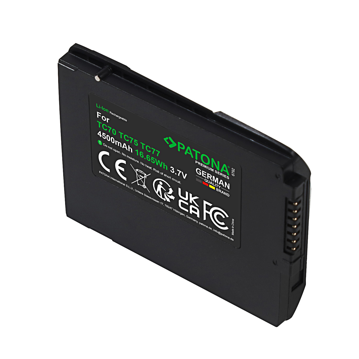 PATONA Premium Akku für Zebra TC70 BTRY-TC7X-46MPP-01 – Bild 6