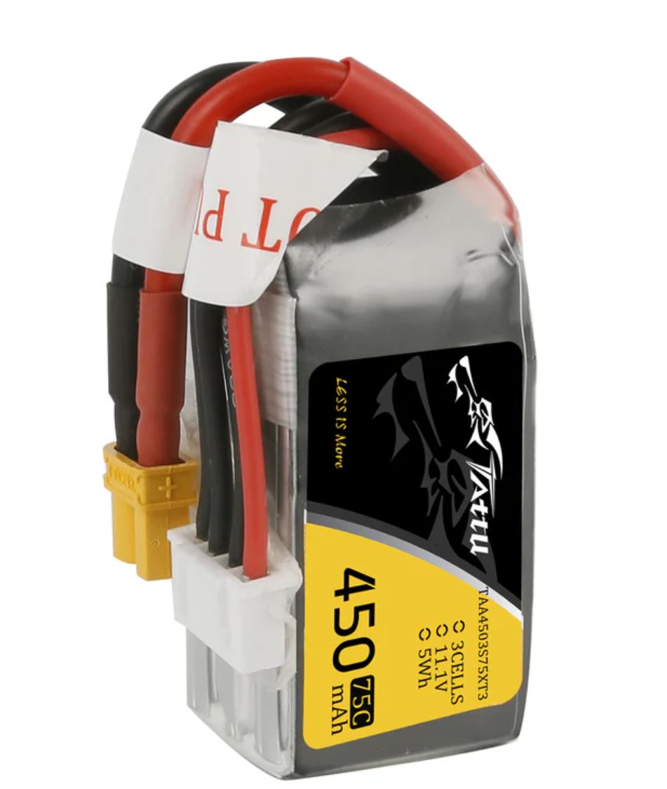 TATTU 450mAh 14,8V 75C 4S1P Lipo-Akkupack mit XT30 TAA4504S75XT3 – Bild 2