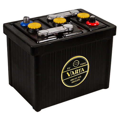 VARTA 098 011 048 Classic 6V Oldtimer-Batterie 112Ah