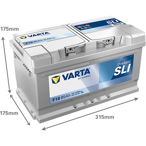 Varta F18 Dynamic SLI 585 200 080 Autobatterie 85Ah (Silver Dynamic) – Bild 3