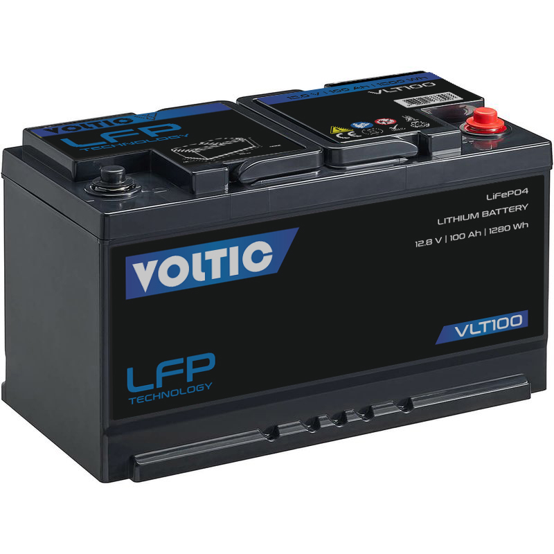 VOLTIC VLT100 12V LiFePO4 Lithium Versorgungsbatterie 100Ah B-ware (Gebraucht)