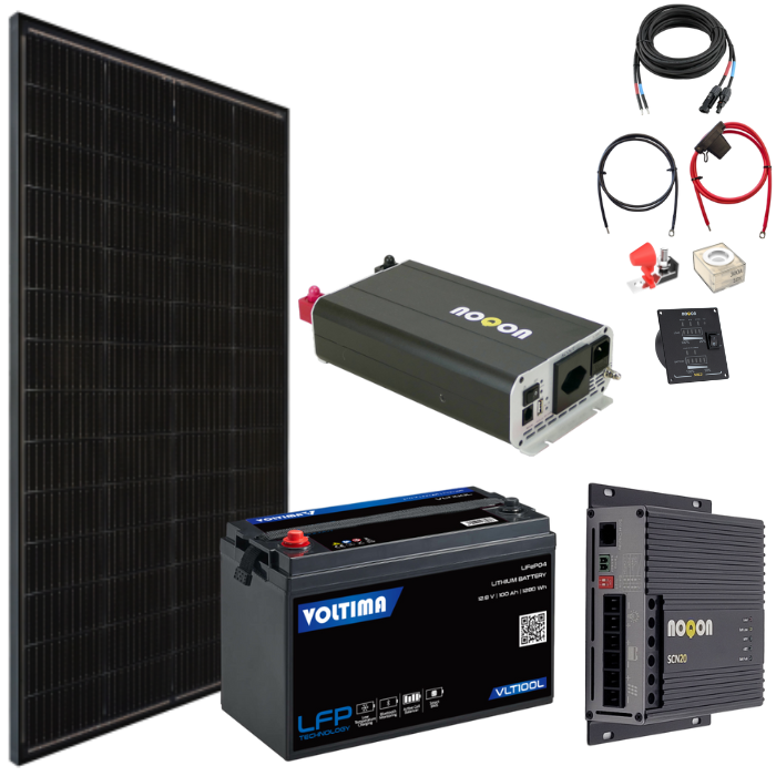 Solaranlage Komplett-Set MEDIUM - mit Lithium Batterie