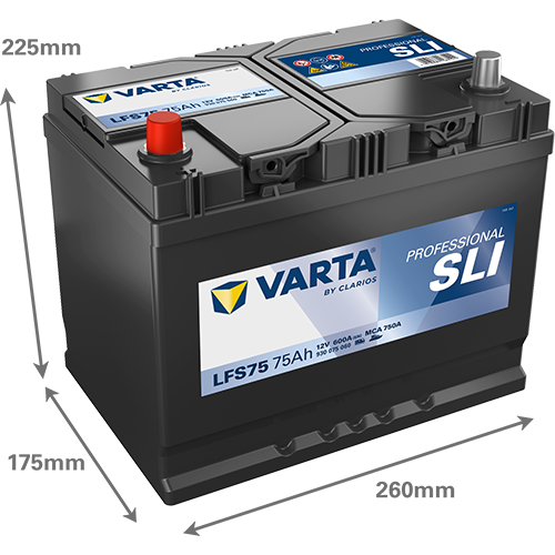 Varta LFS75 PROFESSIONAL SLI 930075060 75Ah – Bild 2