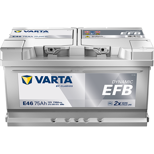 Varta E46 Dynamic EFB 575 500 073 Autobatterie 75Ah (Blue Dynamic)