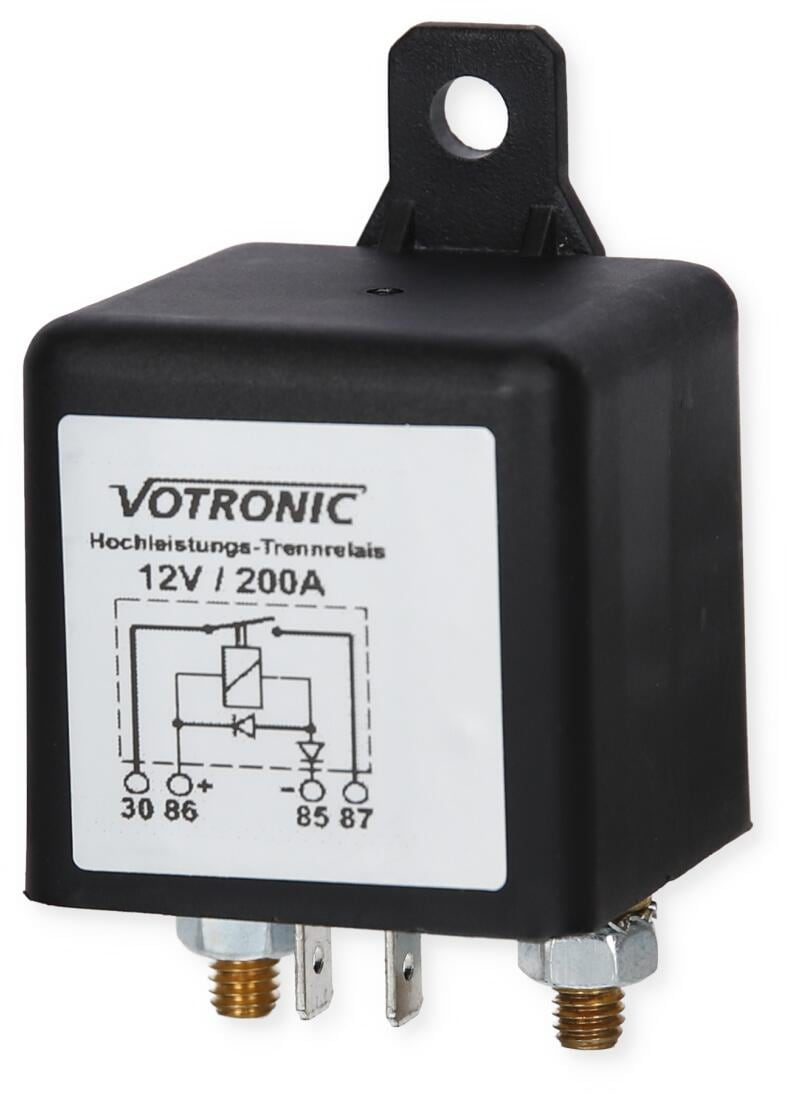 Votronic Hochleistungs-Trennrelais 12V 140-200A