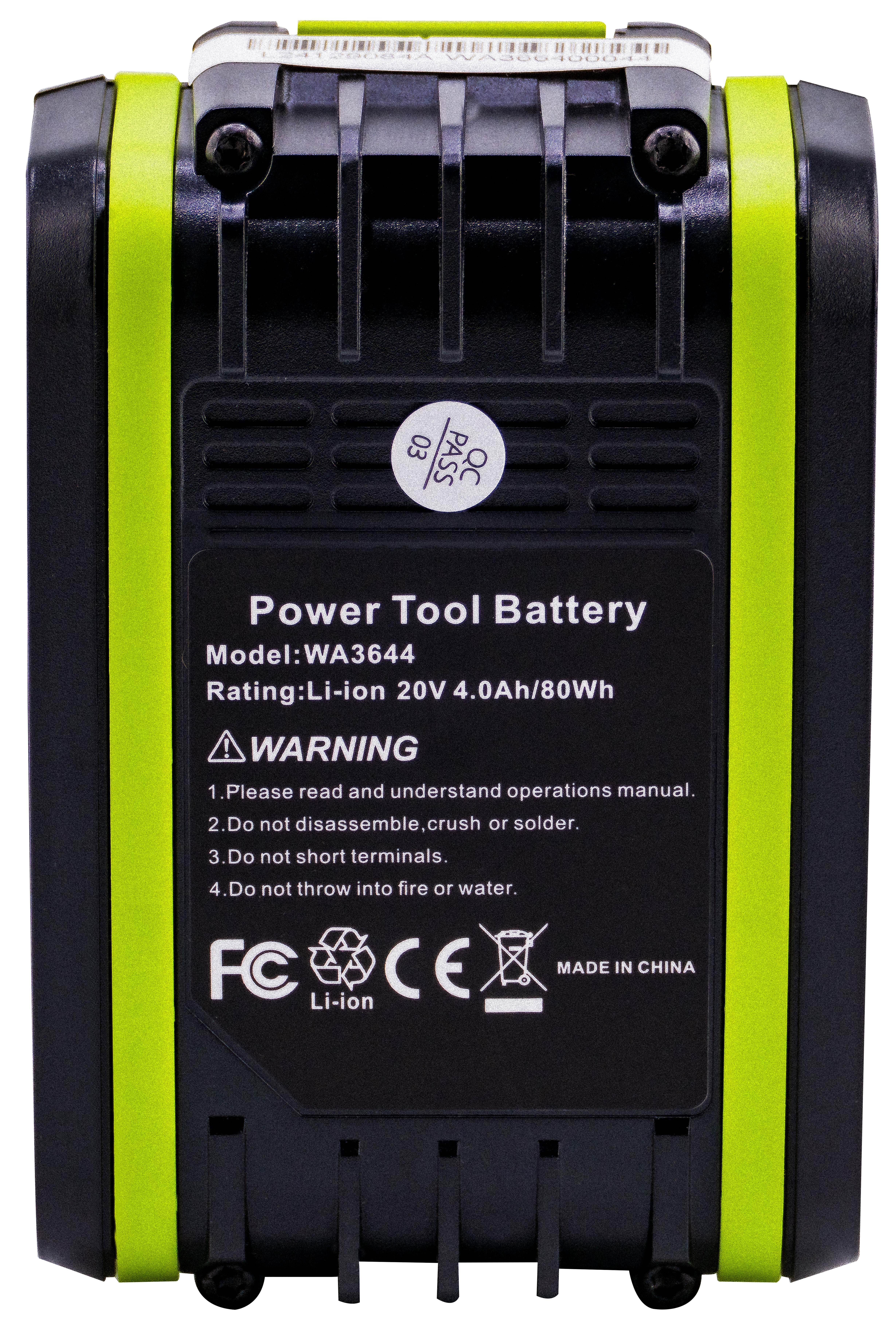 Acconic Werkzeug  Akku für Worx WA3644 20V 4.0Ah Li – Bild 5