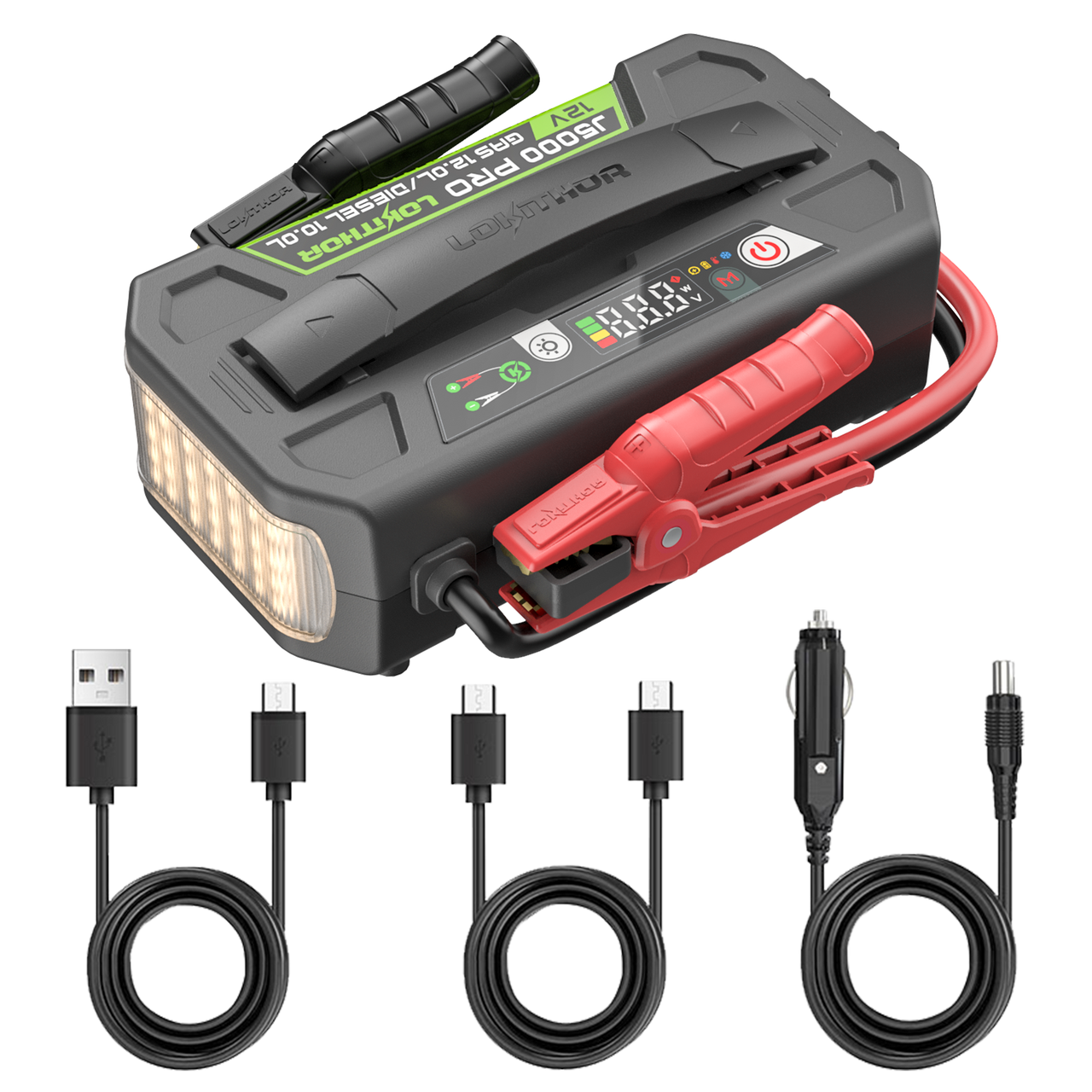 LOKITHOR J5000 Pro (Heavy Duty) 12V LIFEPO4 Jump Starter 5000 Amps – Bild 6