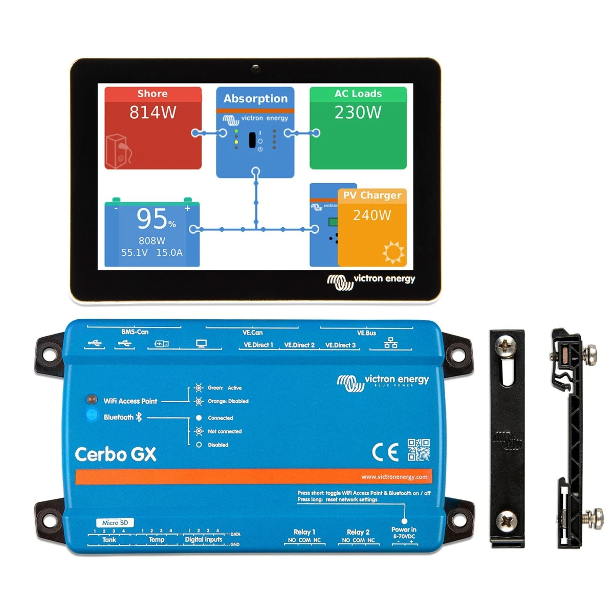 Victron Cerbo GX MK2 – Kommunikationszentrale für Systemüberwachung – Bild 2