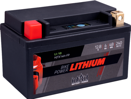 Intact LI-10 Bike-Power 4Ah Lithium Motorradbatterie HJTX14H-FP