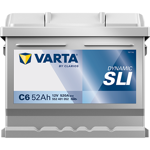 Varta C6 Dynamic SLI 552 401 052 Autobatterie 52Ah (Silver Dynamic) – Bild 4