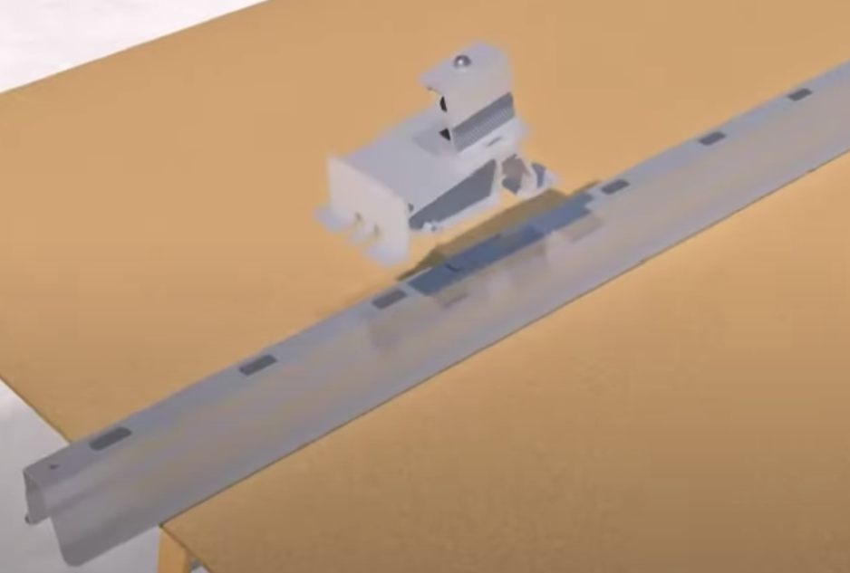 Van Der Valk 724661 Vorderfuß mit Endklemmen Flachdachmontage ValkPro+ L10 – Bild 2