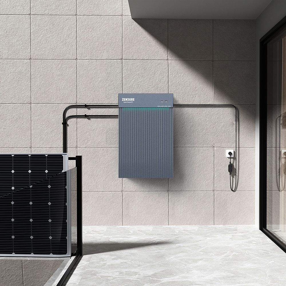 Balkonkraftwerk Set 890Wp mit Zendure AIO2400 2,4 kWh Speicher – Bild 4