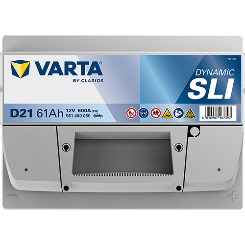 Varta D21 Dynamic SLI 561 400 060 Autobatterie 61Ah (Silver Dynamic) – Bild 5