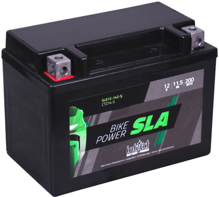 Intact SLA12-14Z-S Bike-Power SLA 11,5Ah Motorradbatterie (DIN 51101) YTZ14S, YTZ14-S