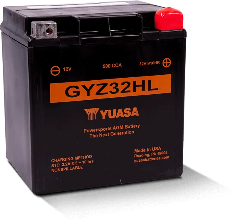 Yuasa GYZ32HL AGM Motorradbatterie 32Ah 12V YIX30L-BS (DIN 83000)