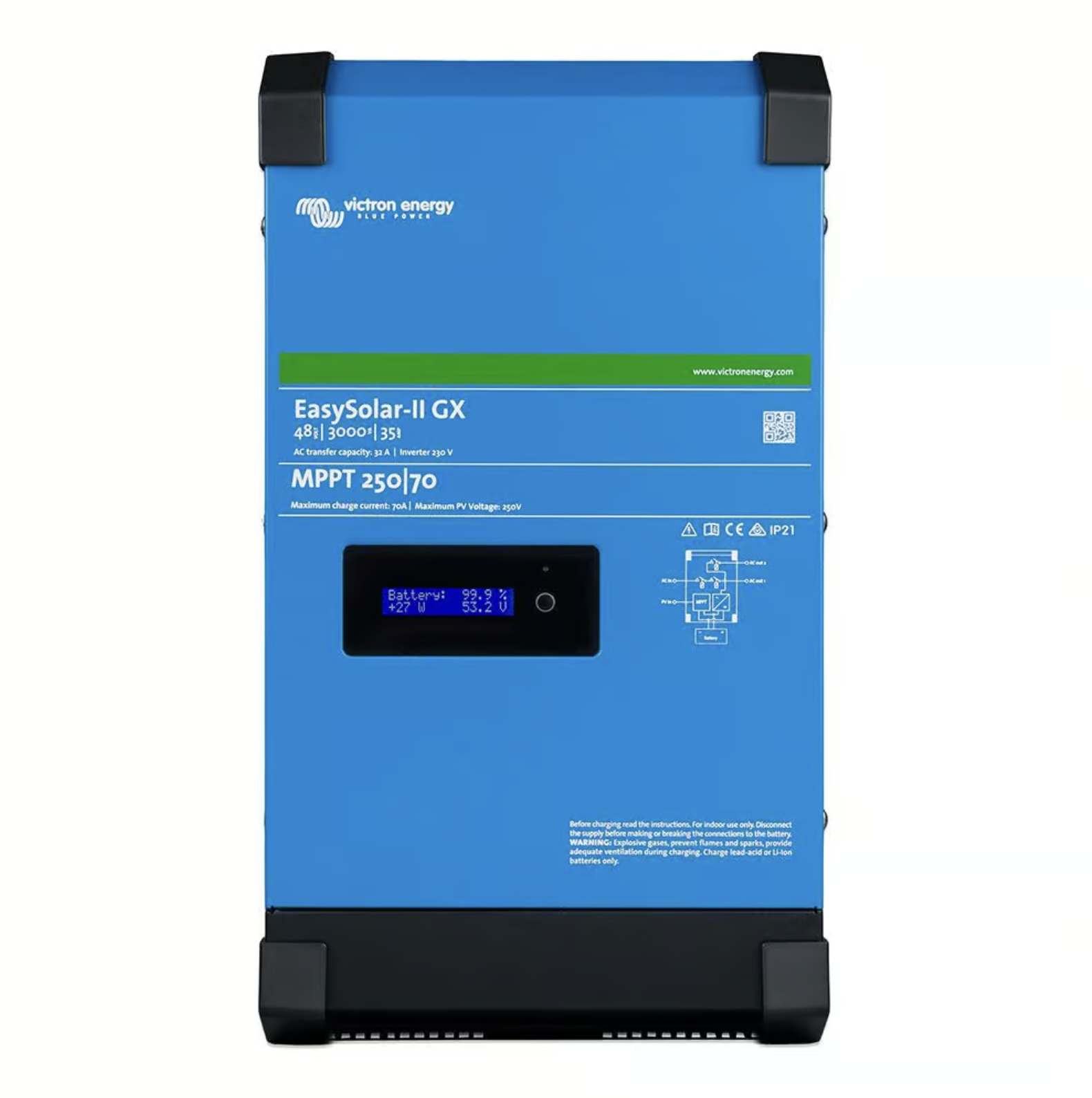 Victron EasySolar-II 48/3000/35-32 – MPPT 250/70 GX All-In-One Solarstromsystem