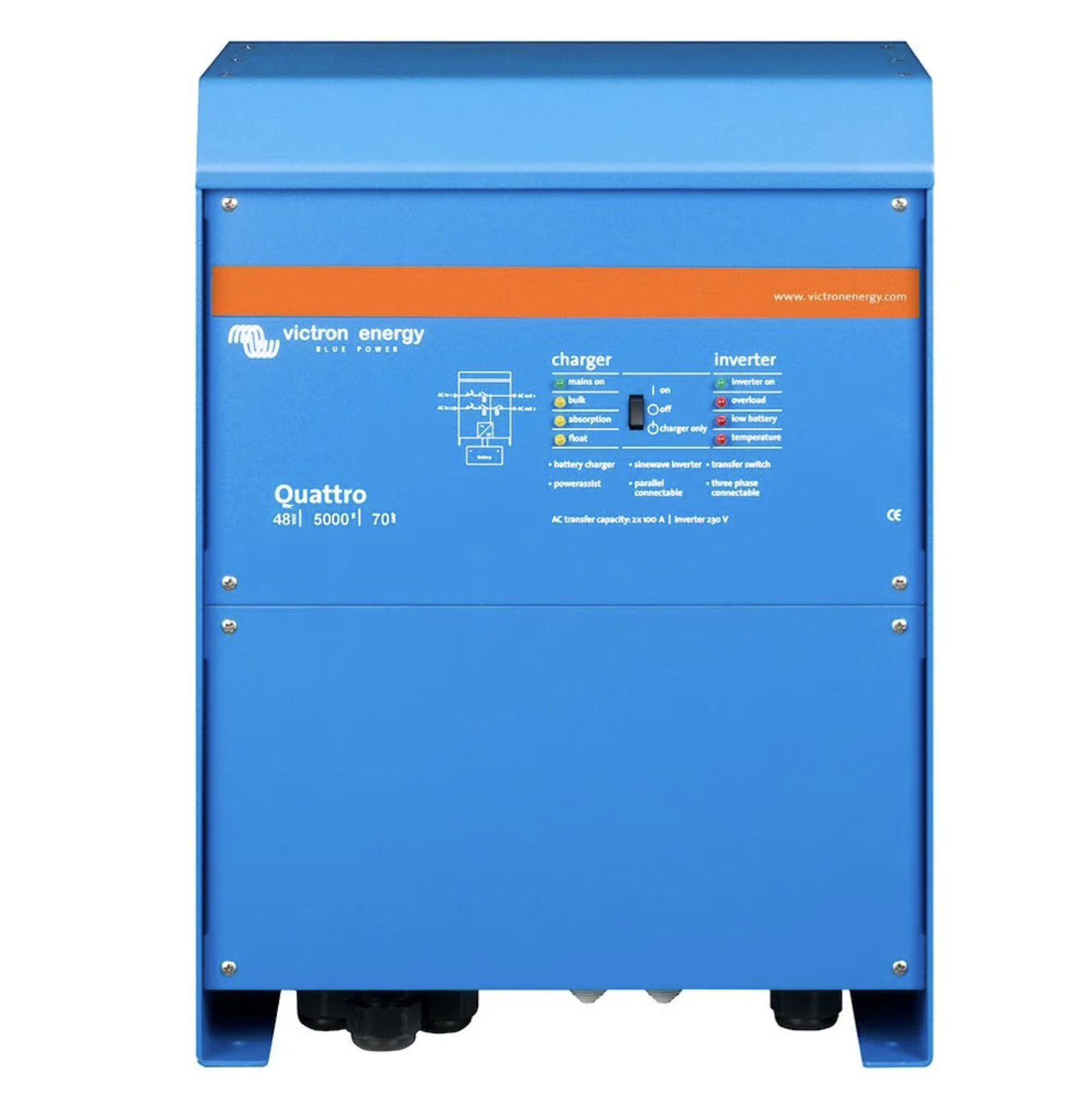 Victron Quattro 48/5000/70-100 – Wechselrichter/Ladegerät 48V 4000W