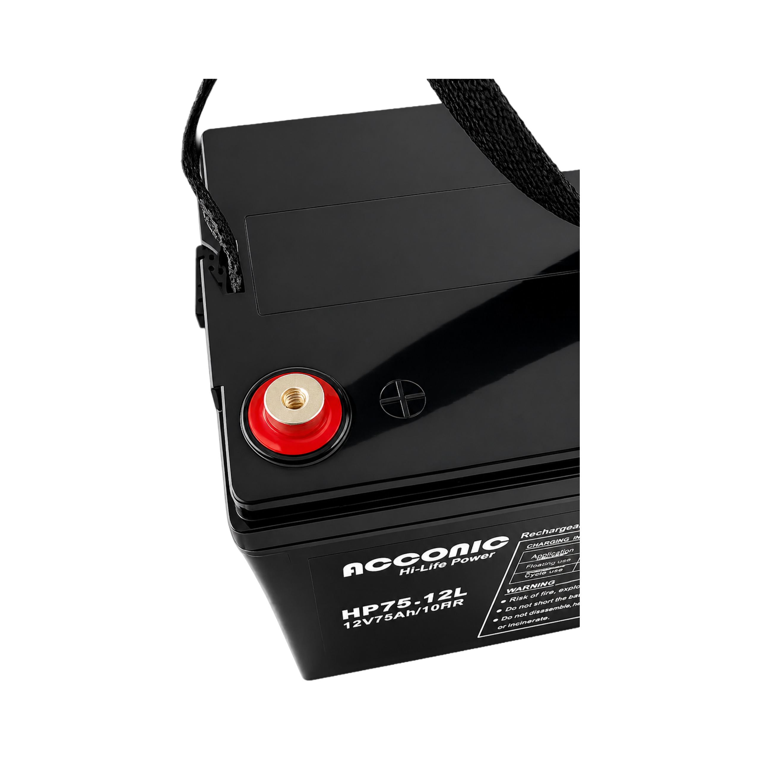 Acconic HP75-12L Hi-Life Power AGM 12V 75Ah Bleiakku – Bild 2
