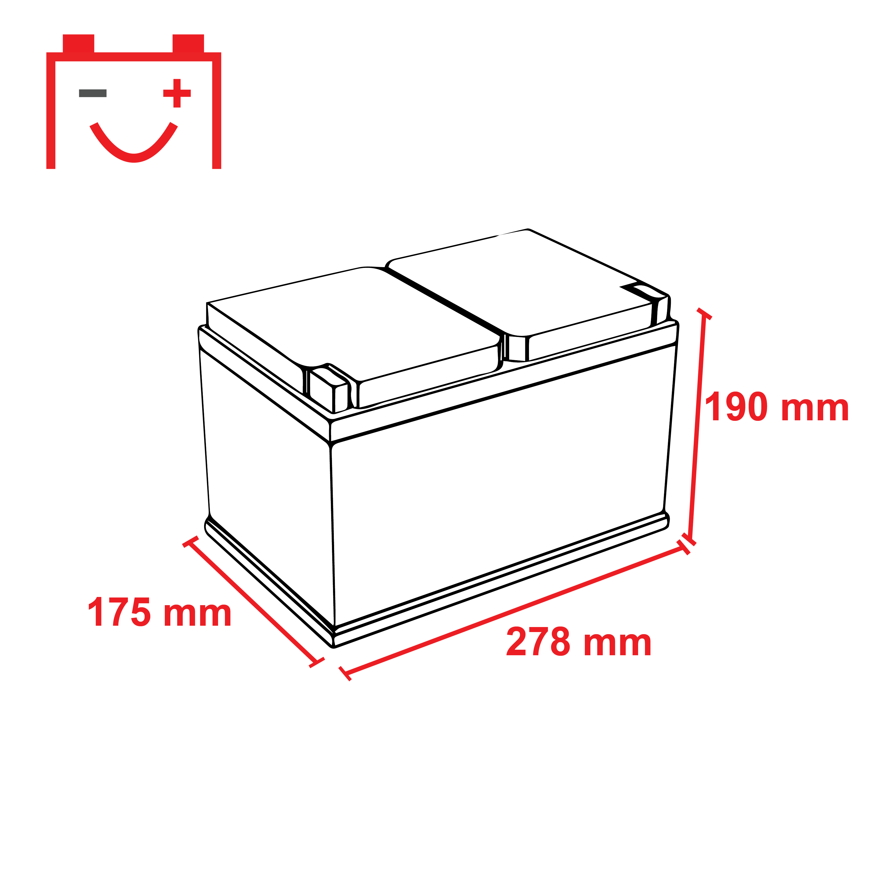 Voltic VP57412 Perfomance 75Ah Autobatterie 574 012 068