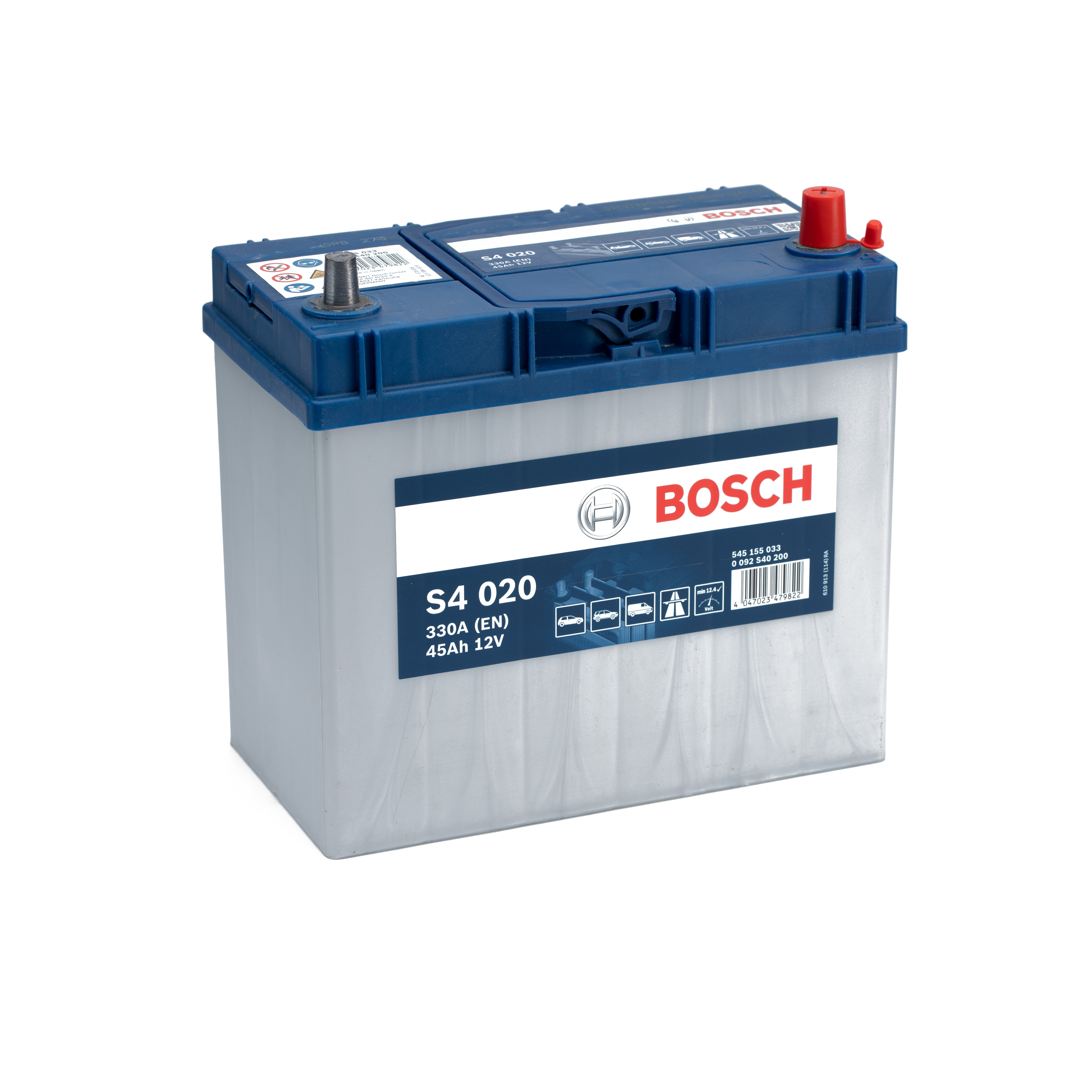 Bosch S4 020 45Ah Autobatterie  545 155 033