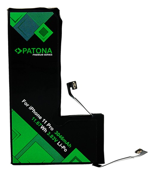 Premium Akku f. Apple iPhone 11 Pro A2160 A2215 A2217 616-00660 inkl. Werkzeugset von Patona
