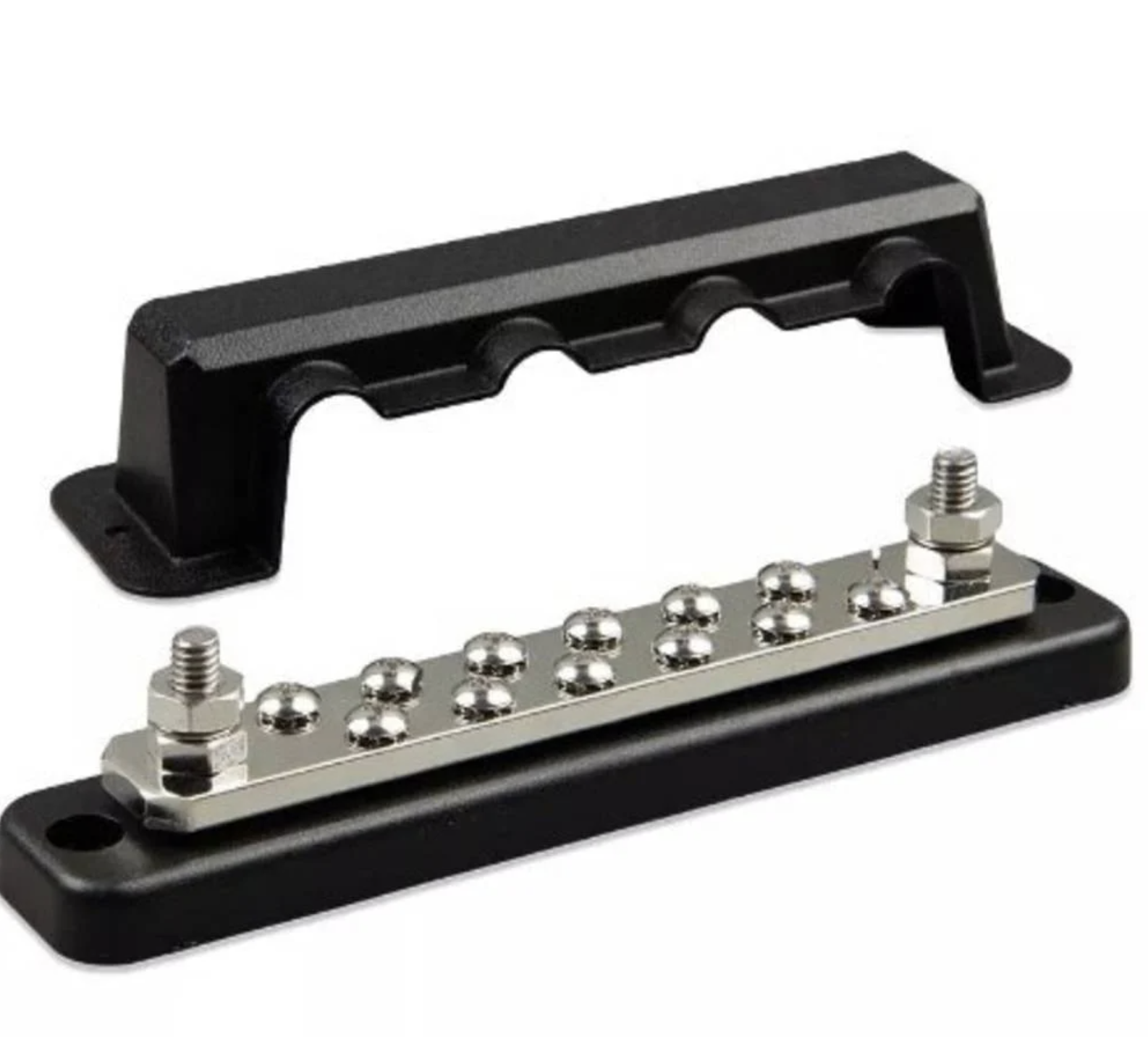 Victron Busbar 250A 2P mit 12 Schrauben + Abdeckung - Sammelschiene