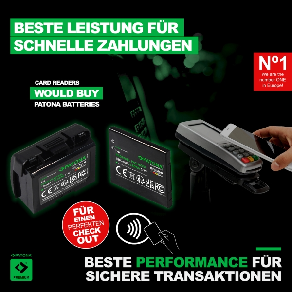 PATONA Premium Akku für Verifone VX675 BPK260–001 – Bild 3