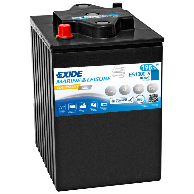 Exide-ES1000-6-Equipment-Gel-195Ah-6V-Batterie-Gel-G180/6