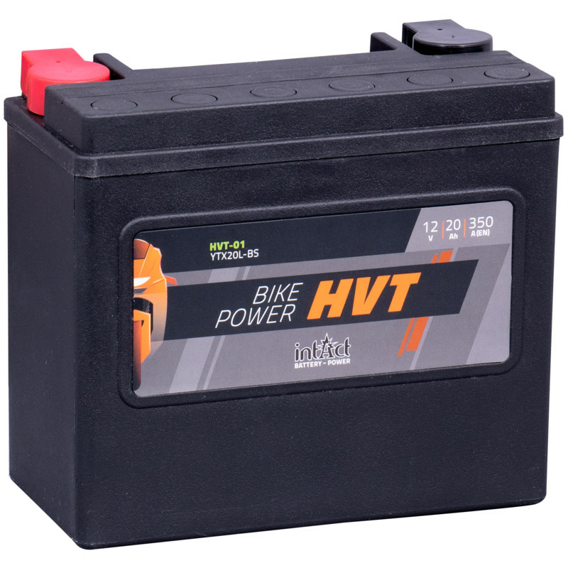 Intact HVT-01 Bike-Power HVT 20Ah Motorradbatterie (DIN 82000) YTX20L-BS