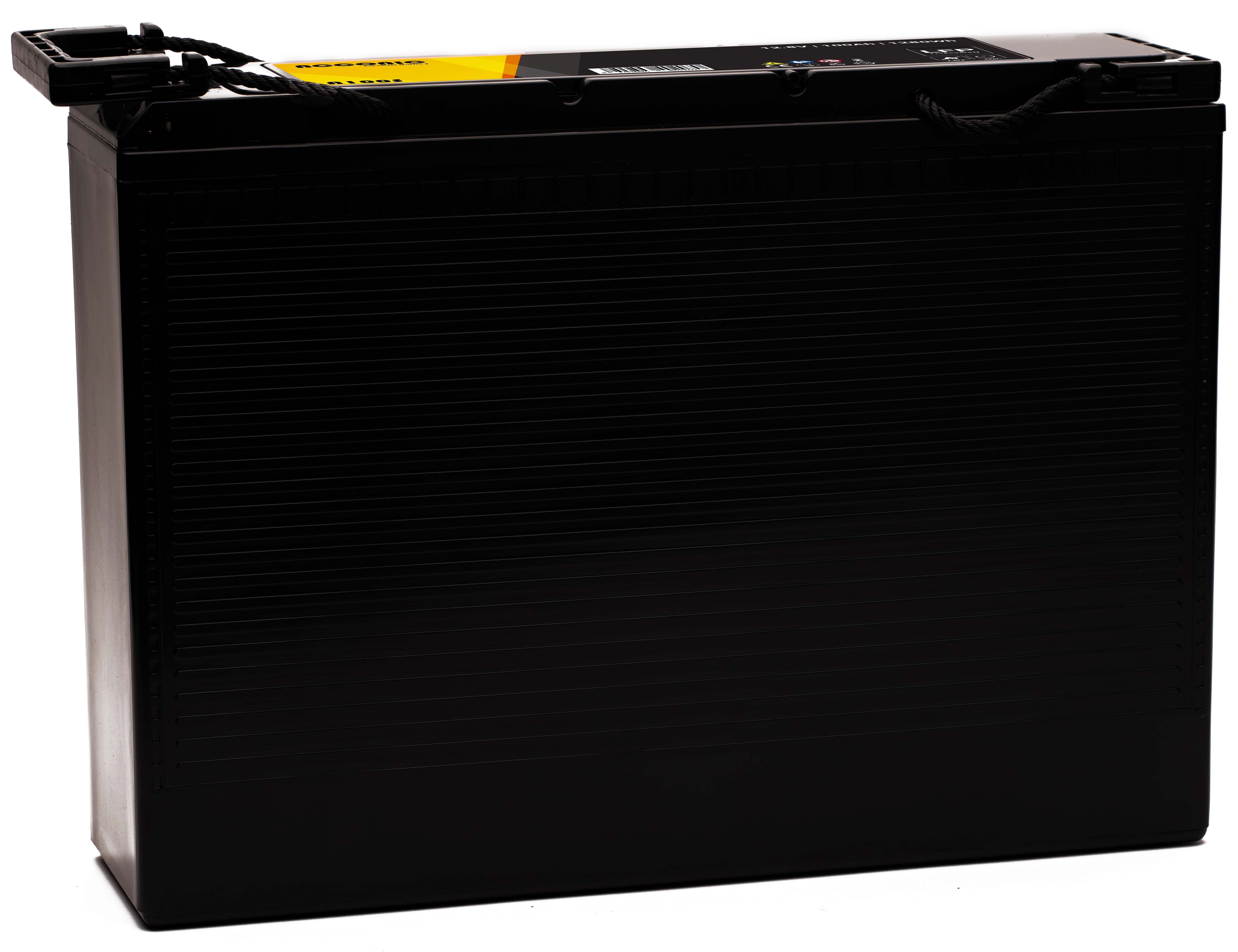Acconic A100S LiFePO4 12V Lithium Slim Versorgungsbatterie 100Ah – Bild 2