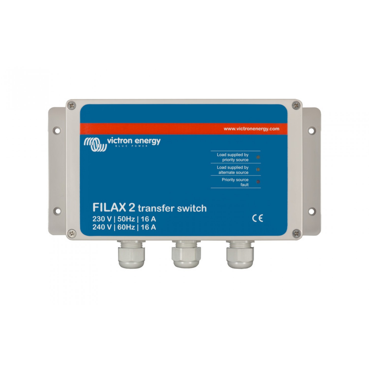 Victron Filax-2 – automatischer Netz-Umschalter 230V/50Hz & 240V/60Hz
