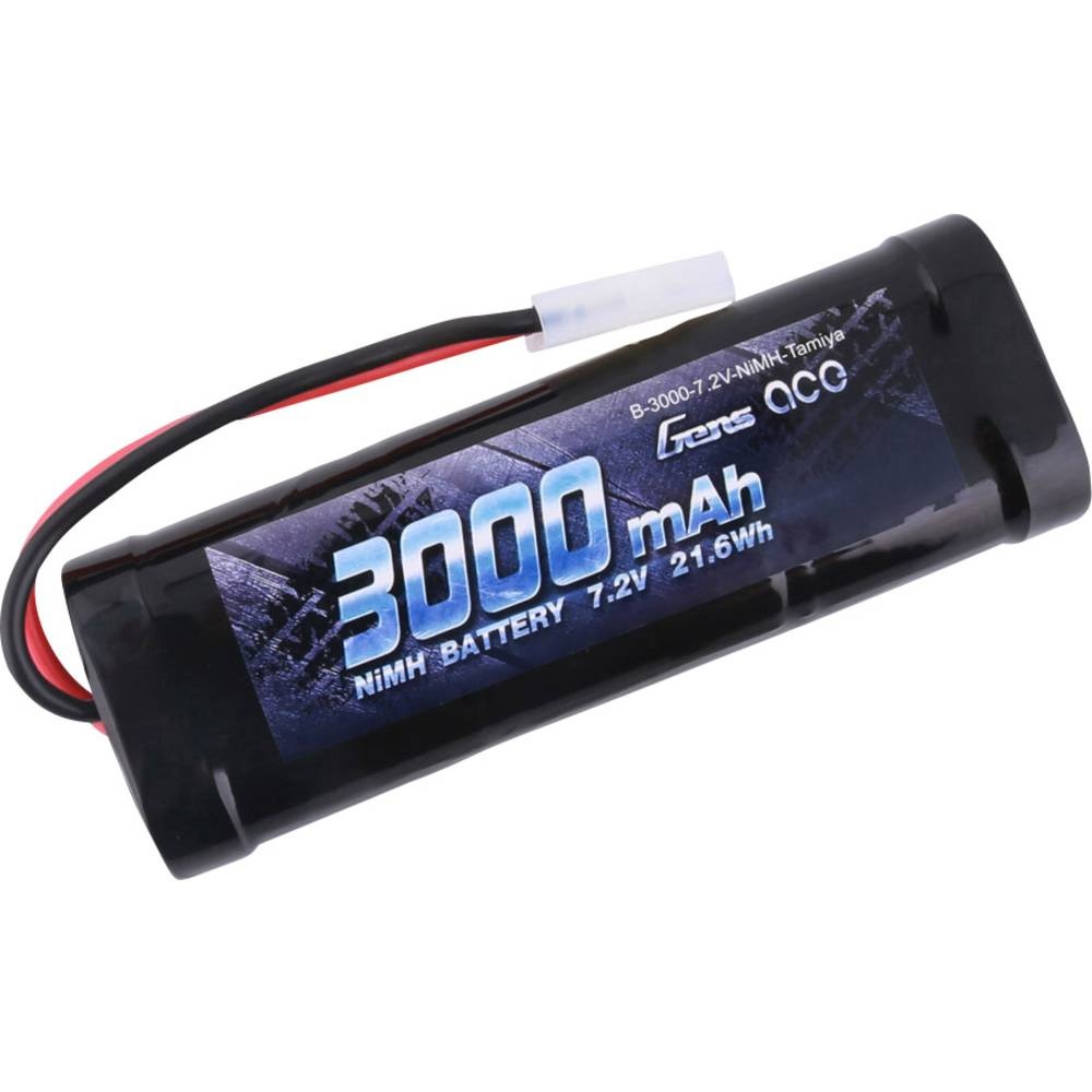 Gens ace 3000mAh 7.2V NIMH Batterie mit Tamiya Stecker B-3000-7.2V-NiMH-Tamiya